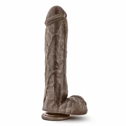 Dr. Skin Mr. Savage intimna igračka sa vakuumskom bazom 29 cm čokolada