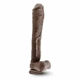Dr. Skin Mr. Ed XL 33 cm Chocolate Anatomical Model With Suction Base