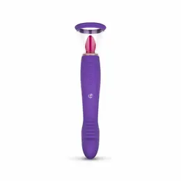 EasyToys intimni vakuumski sistem i dvostrani vibrator, ljubičasti, USB