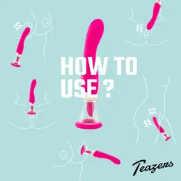 Teazers Pleasure Pump Pink multifunkcionalni sistem sa vibratorom za G tačku