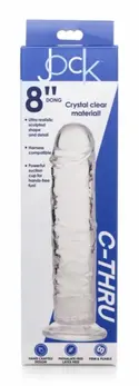 Jock C-Thru Intimate Machine transparentni fleksibilni model od 21 cm