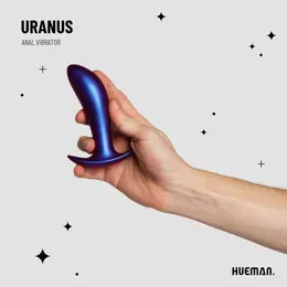 Hueman Uranus bežični silikonski masažer za prostatu sa 10 modova rada u crnoj boji