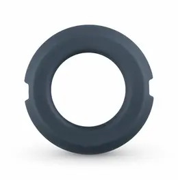 Boners Adjustable Silicone Enhancement Ring with Steel Core, Black