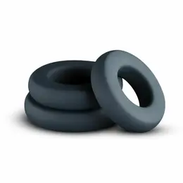 Boners Silicone Ring Set Large - Flexible 3-Piece Anatomical System