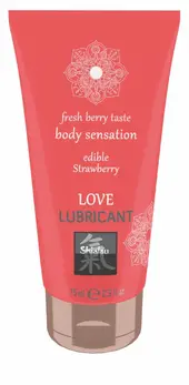 Love Lubricant jestivi gel jagoda 100ml na bazi vode