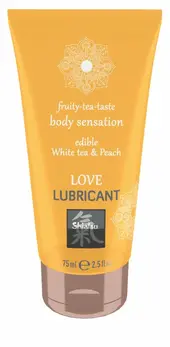 Jestivi lubrikant na bazi vode Love Lubricant sa ukusom belog čaja i breskve, 100ml