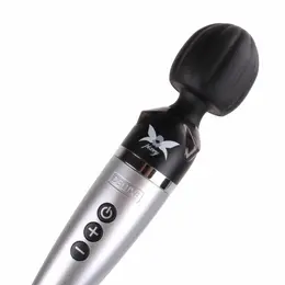 Pixey Deluxe Wireless Rechargeable Wand Massager - 10 Modes, Splash-Proof