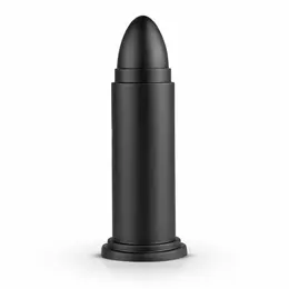 BUTTR 10 Pounder XXL analni čep napredni model, mekani silikon, crni