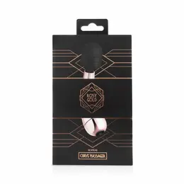 Rosy Gold Nouveau Mini Curve masažer, kompaktni punjivi štapić sa 10 modova vibracije