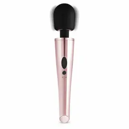 Rosy Gold Nouveau Wand masažer sa punjivom baterijom, 10 modova i fleksibilnom glavom