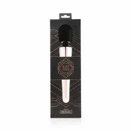 Rosy Gold Nouveau Wand masažer sa punjivom baterijom, 10 modova i fleksibilnom glavom