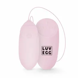LUV EGG roze bežični silikonski vibrirajući sistem, 12 modova, vodootporan