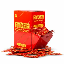 Ryder Classic Lateks Kondomi 144 kom - Standardna Veličina, Lubricirani, Transparentni