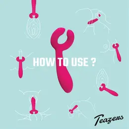 EasyToys Parovi Intimni Dvostrani Vibrator, Vodootporan, USB Punjenje