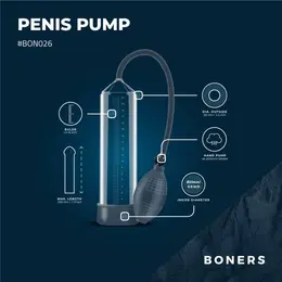 Boners Vakum Pumpa za Povećanje Br.1 - Kompaktna Veličina, Crna