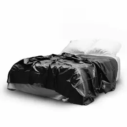 EasyToys Vodootporna Vinilna Podloga 180x230 cm - Crna Zaštitna Navlaka