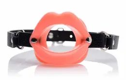 Master Series Silikonski podesivi oralni trening gag Crna