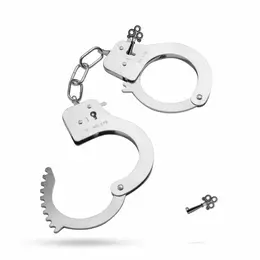 Ouch! Podesive metalne lisice Srebrne: Siguran sistem sputavanja
