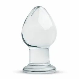 Glas Intimate Plug model br. 26, providno staklo, srednja veličina