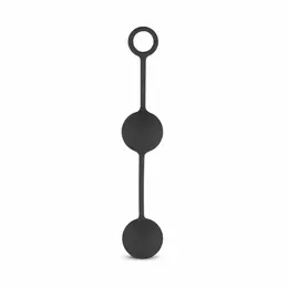 Sinner Gear Black Weighted Kegel Balls - Dvostruki sistem protivtega
