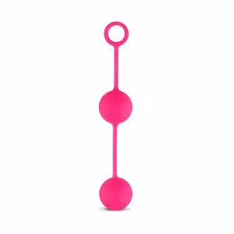 EasyToys Pink Dual Weighted Balls with Counterweight System, Silicone