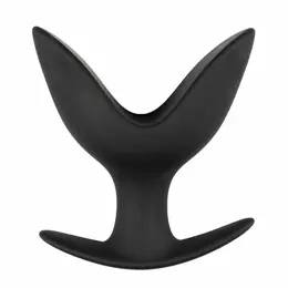 EasyToys Silicone Anchor Plug Small - Fleksibilan intimni dodatak, crna