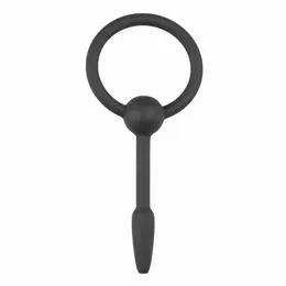 Mister B Silicone Urethral Plug sa prstenom za povlačenje - Mali, fleksibilan model