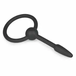 Mister B Silicone Urethral Plug sa prstenom za povlačenje - Mali, fleksibilan model
