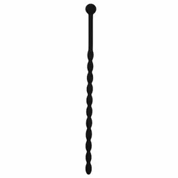 Sinner Gear Silicone Intimate Dilator - Crna, fleksibilan rebrasti dizajn