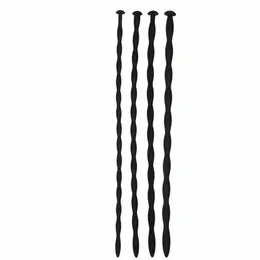 Ouch! Silicone Dilator Set - Fleksibilan medicinski kvalitet, 5 veličina, crna