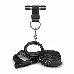 EasyToys podesivi sistem za vezivanje ručnih lisica preko vrata, crna