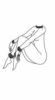 EasyToys Bondage set - Podesivi komplet ogrlice i lisica od veštačke kože