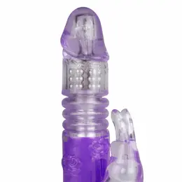 EasyToys dualni rabbit vibrator ljubičasti 12-načinski intimni uređaj