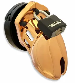 CB-X CB-6000S Gold Secure Chastity System - Compact Premium Model