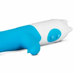 Easytoys Petite Piper Blue Intimate Massager with Dual Stimulation, Waterproof