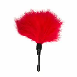 Lola Games Small Tickler Red - Compact Feather Sensation Tool