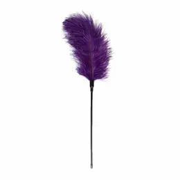 EasyToys pernati tickler ljubičasti - senzualni dodatak za dodir, 27 cm