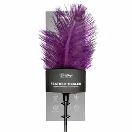 EasyToys pernati tickler ljubičasti - senzualni dodatak za dodir, 27 cm