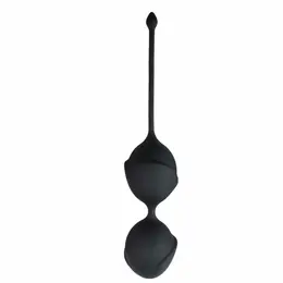 EasyToys Crne Kegel Duo Loptice za Trening - Anatomski Silikonski Sistem