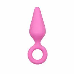 EasyToys Šiljasti Silikonski Čep Suženi Model, Crni, Veličina S