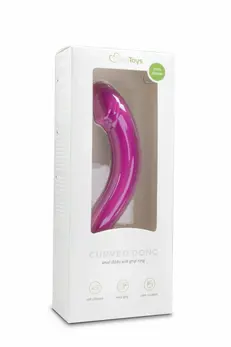 EasyToys Silikonski Zakrivljeni Prostate Masažer Crni 16 cm - Ergonomski Oblik