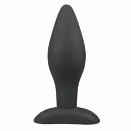 Sinner Gear Veliki Silikonski Čep Crni - Siguran Analni Model sa Širokom Podlogom
