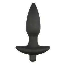 Sinner Gear Silikonski Intimni Masažer Crni - Fleksibilni Perineum Stimulator