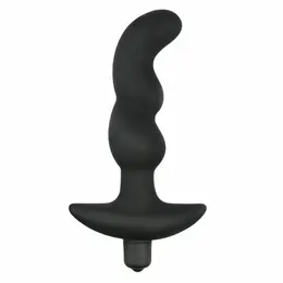 EasyToys Silikonski Prostate Masažer Crni Ergonomski Dizajn