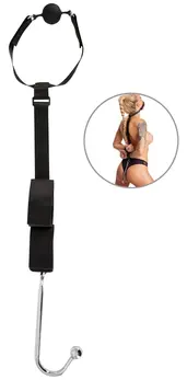 Bad Kitty bondage set sa analnom kukom i podesivim gegom za usta
