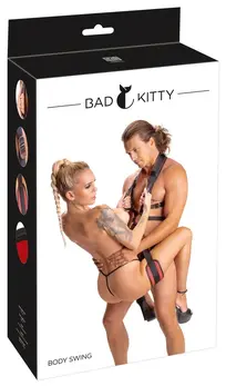 Bad Kitty Body Swing podesivi pojas sa crvenom postavom, maksimalno opterećenje 120 kg
