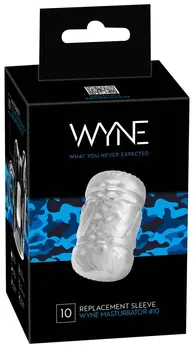 WYNE rukav za No. 10, zamenski mekani TPE uložak, neutralni, 11.5 cm