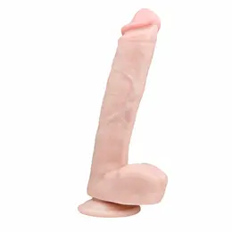 TOYJOY Realistic Touch Model 26.5 cm, Fleksibilna Površina, Bež