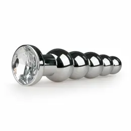 Rimba Aluminijumski čep Clear Crystal - Elegantan metalni intimni aksesoar