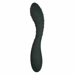 Sinner Gear Zakrivljeni silikonski model sa stimulativnom površinom Crni 20cm